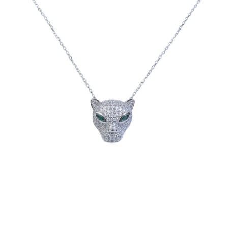 Fashionable Leopard Head Pendant - NP14