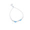Light weight V heart shape luxury Silver Bracelet – BR01