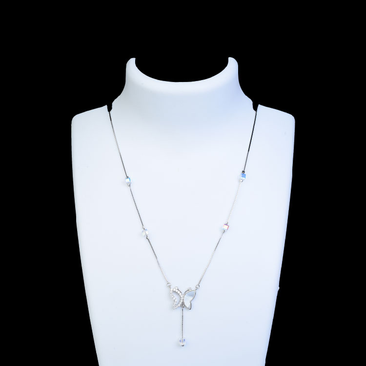 ButterFly diamond mop neckless-NP21