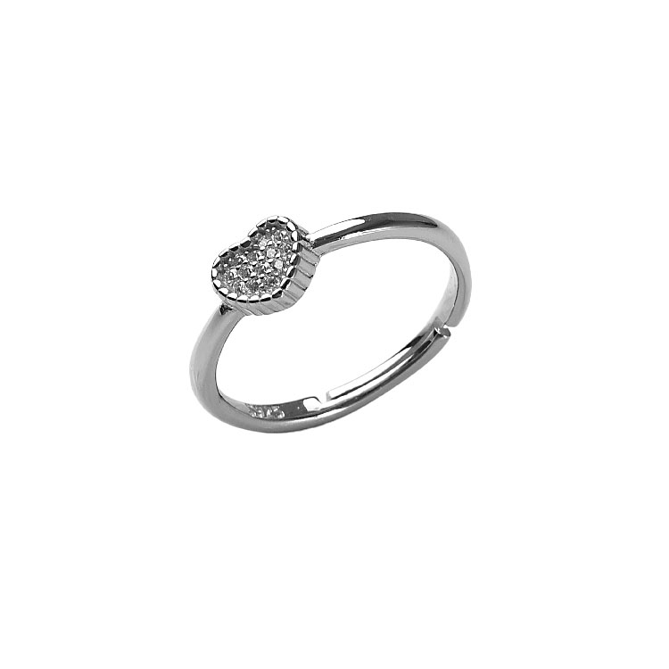 Heart shape cubic zirconia Ring-RG35