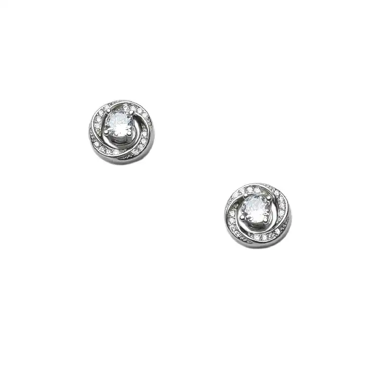 Minimalist Halo Stud Earrings-ER48