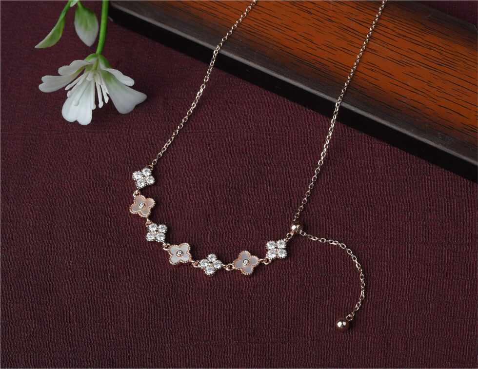 Rose Gold adjustable neckless-NP19