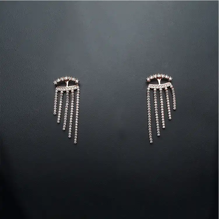 Stunning Rose Gold earrings-ER42